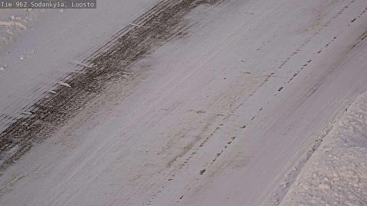 Weather Camera Image Road 962 Sodankylä, Luosto, Sodankylä, Lappi