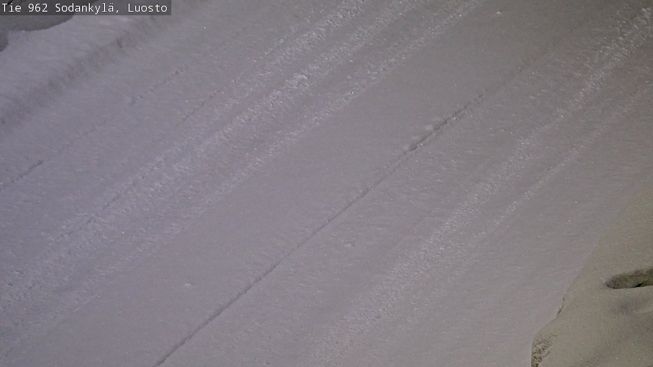 Weather Camera Image Väg 962 Sodankylä, Luosto, Sodankylä, Lappi