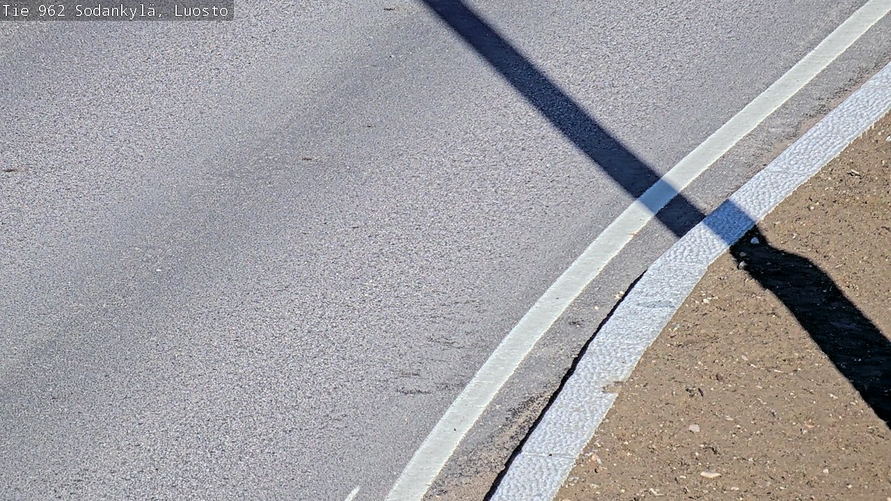Weather Camera Image Väg 962 Sodankylä, Luosto, Sodankylä, Lappi