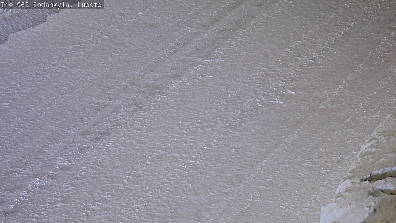 Weather Camera Image Väg 962 Sodankylä, Luosto, Sodankylä, Lappi