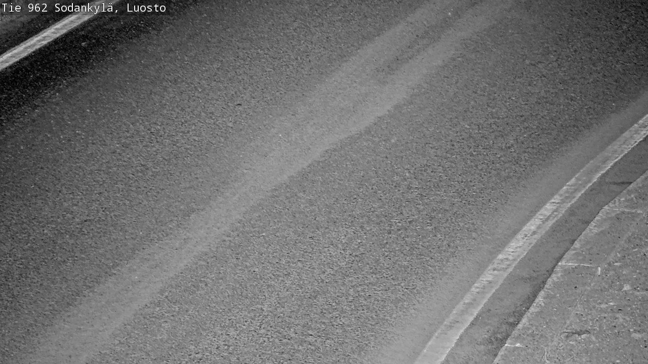 Weather Camera Image Väg 962 Sodankylä, Luosto, Sodankylä, Lappi