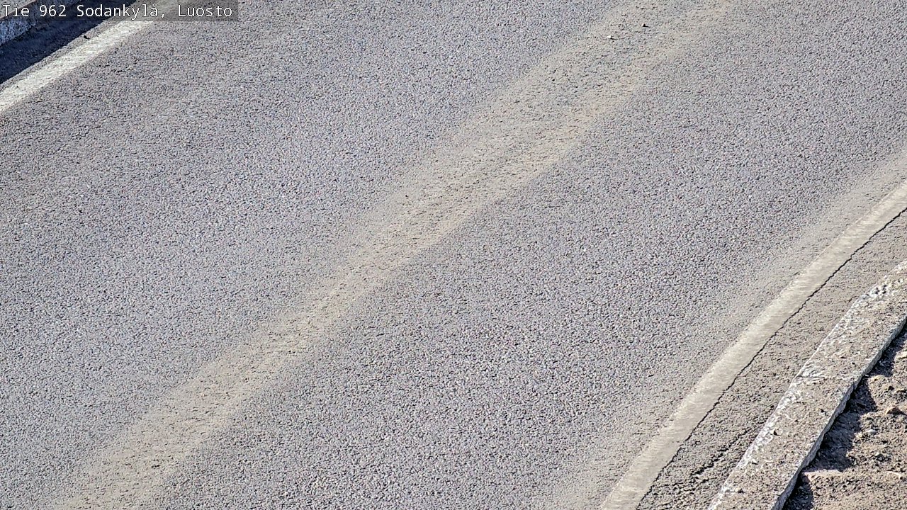 Weather Camera Image Väg 962 Sodankylä, Luosto, Sodankylä, Lappi