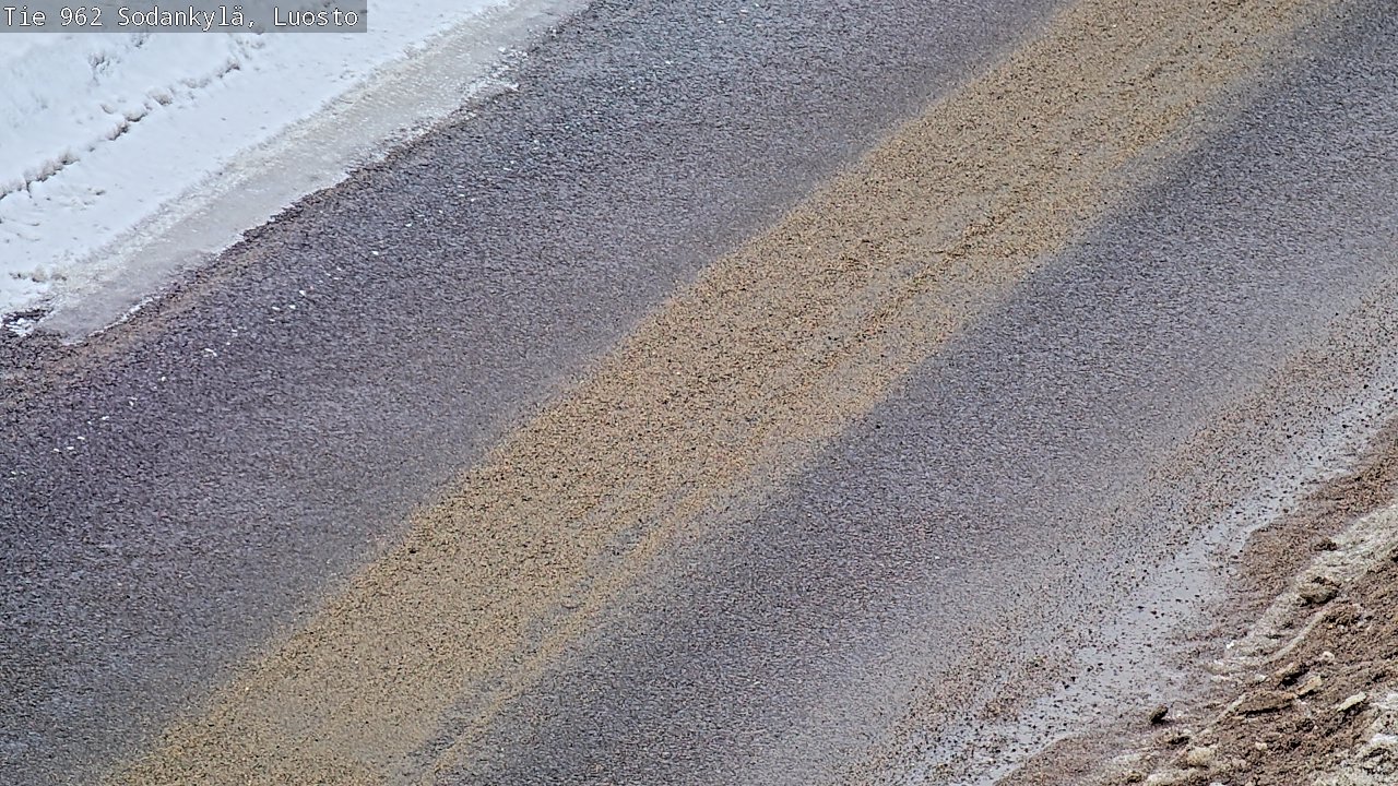 Weather Camera Image Väg 962 Sodankylä, Luosto, Sodankylä, Lappi