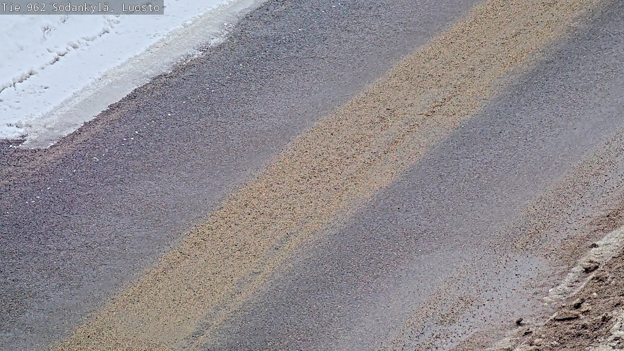Weather Camera Image Väg 962 Sodankylä, Luosto, Sodankylä, Lappi