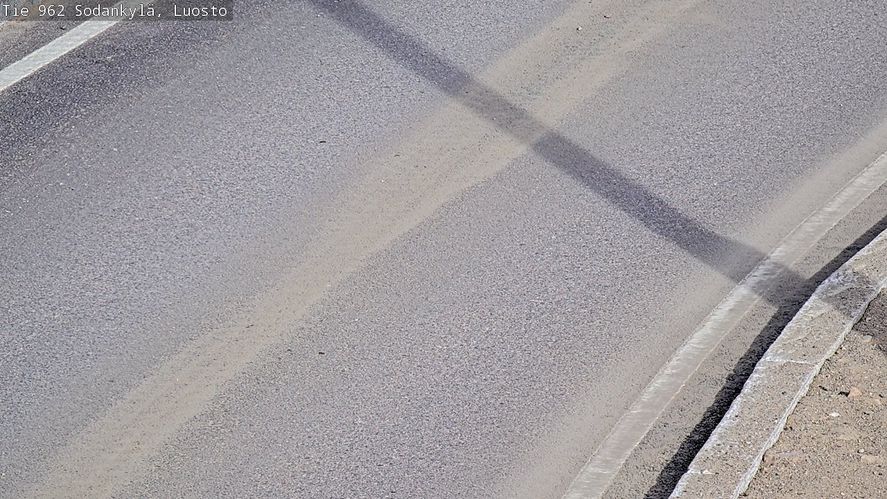 Weather Camera Image Väg 962 Sodankylä, Luosto, Sodankylä, Lappi