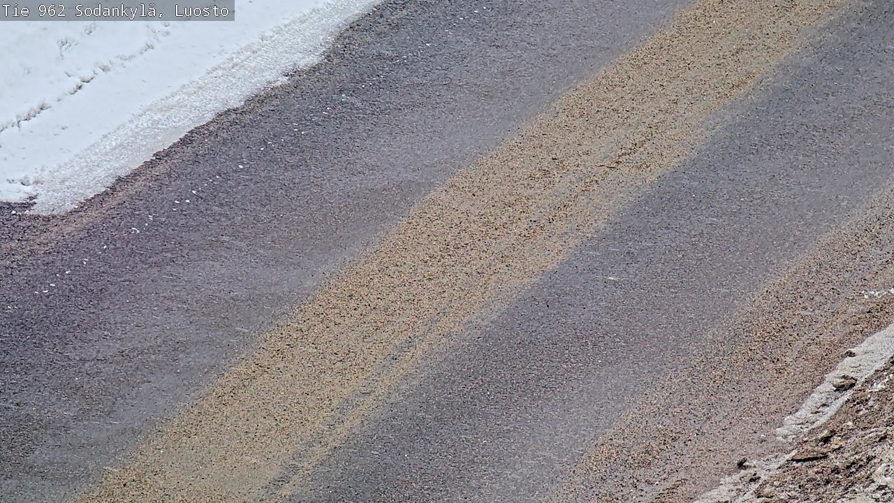 Weather Camera Image Väg 962 Sodankylä, Luosto, Sodankylä, Lappi