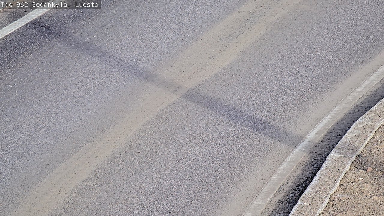 Weather Camera Image Väg 962 Sodankylä, Luosto, Sodankylä, Lappi