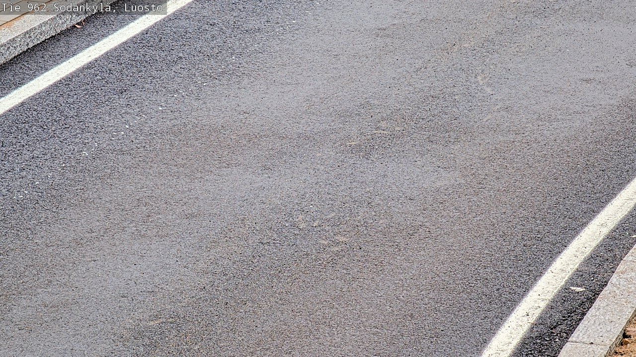 Weather Camera Image Väg 962 Sodankylä, Luosto, Sodankylä, Lappi