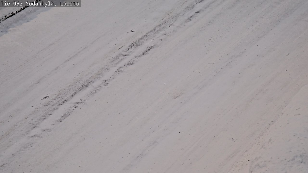 Weather Camera Image Väg 962 Sodankylä, Luosto, Sodankylä, Lappi