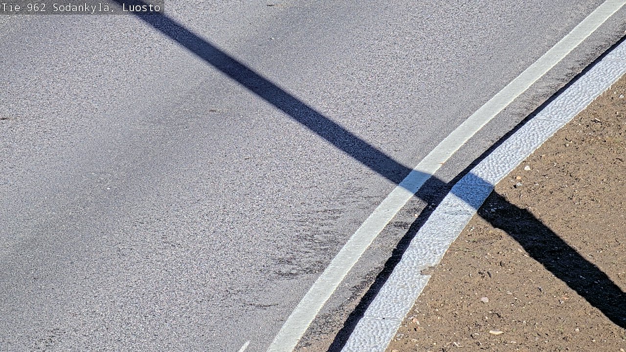 Weather Camera Image Väg 962 Sodankylä, Luosto, Sodankylä, Lappi