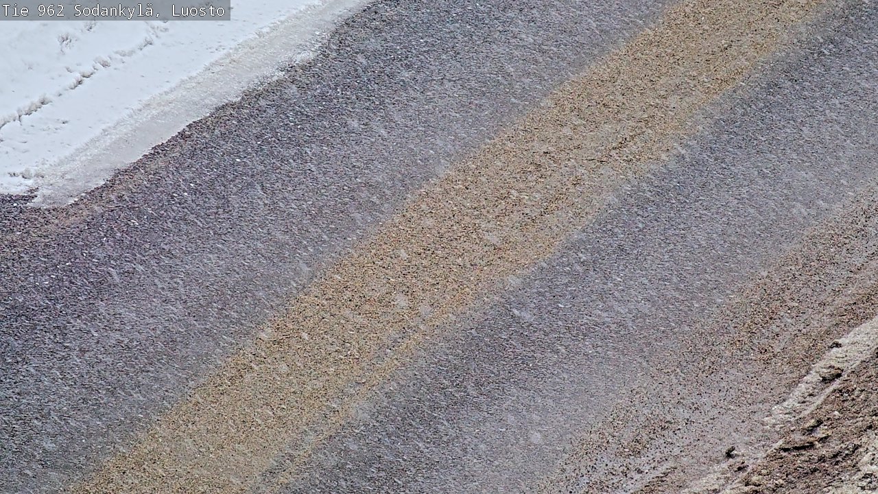 Weather Camera Image Väg 962 Sodankylä, Luosto, Sodankylä, Lappi