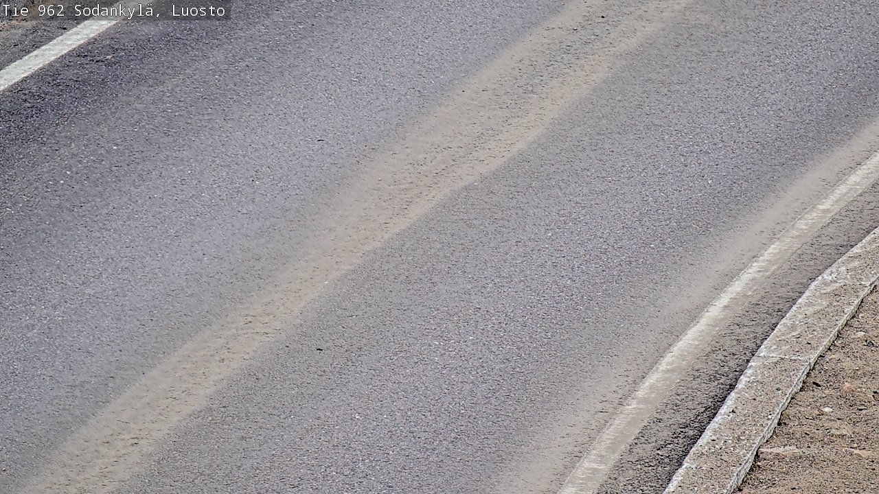 Weather Camera Image Väg 962 Sodankylä, Luosto, Sodankylä, Lappi