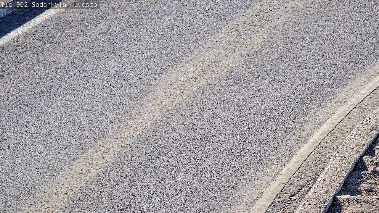 Weather Camera Image Väg 962 Sodankylä, Luosto, Sodankylä, Lappi