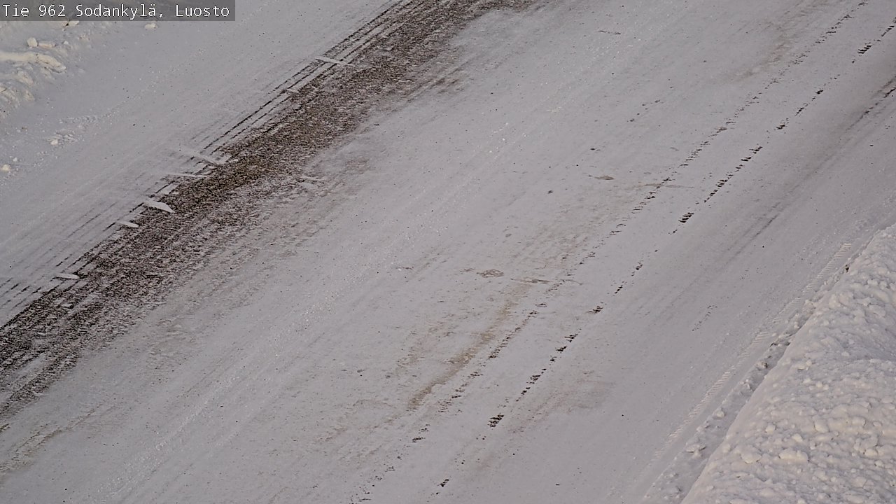 Weather Camera Image Road 962 Sodankylä, Luosto, Sodankylä, Lappi