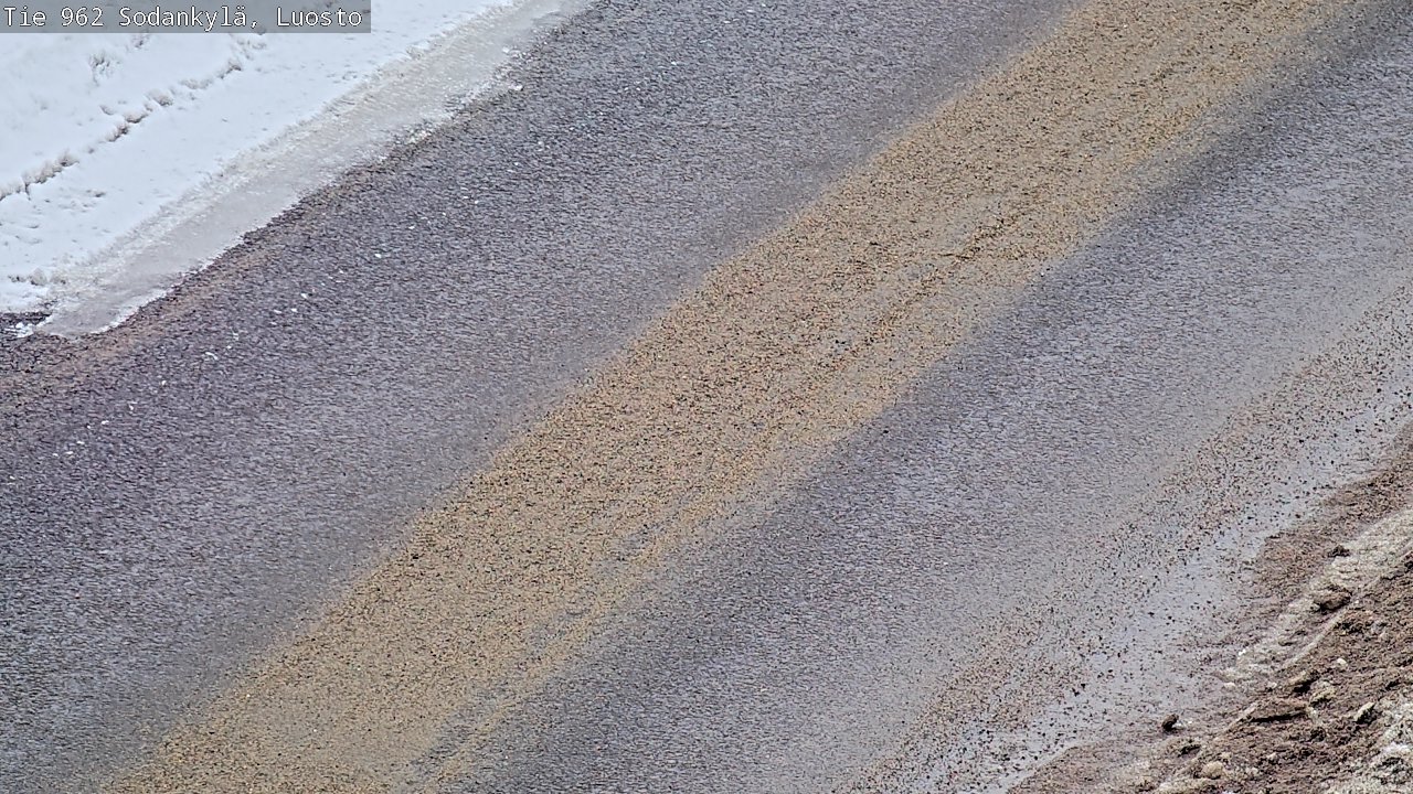 Weather Camera Image Väg 962 Sodankylä, Luosto, Sodankylä, Lappi