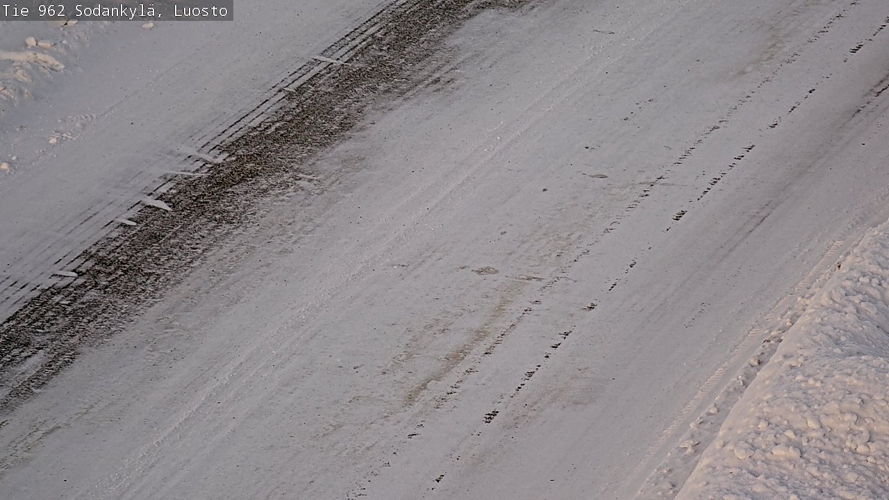 Weather Camera Image Road 962 Sodankylä, Luosto, Sodankylä, Lappi