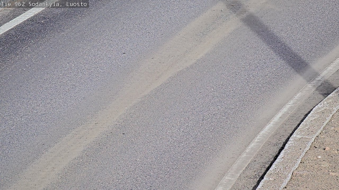 Weather Camera Image Väg 962 Sodankylä, Luosto, Sodankylä, Lappi