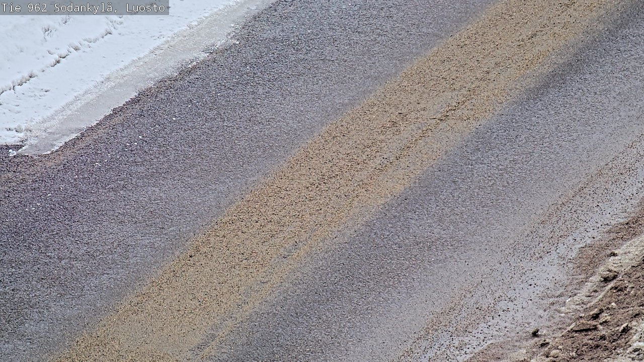 Weather Camera Image Väg 962 Sodankylä, Luosto, Sodankylä, Lappi