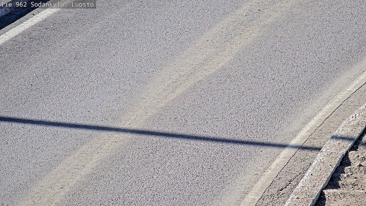 Weather Camera Image Väg 962 Sodankylä, Luosto, Sodankylä, Lappi