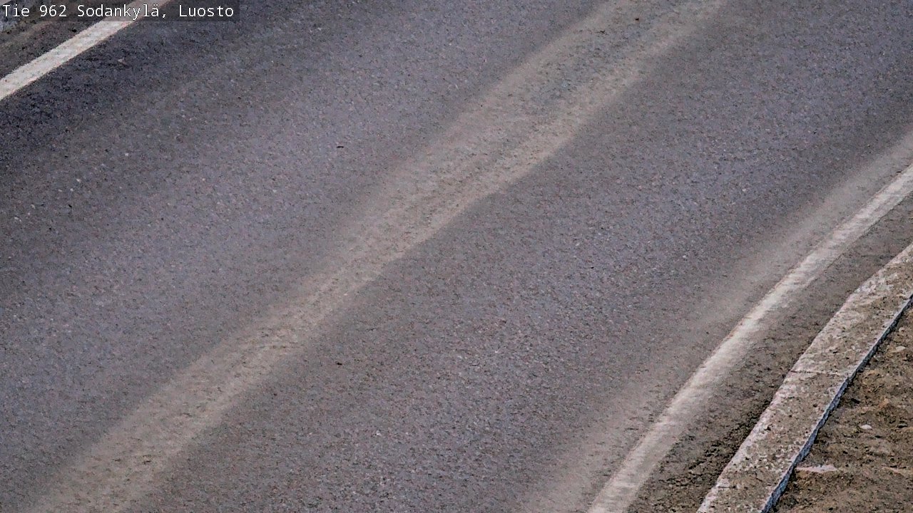 Weather Camera Image Väg 962 Sodankylä, Luosto, Sodankylä, Lappi