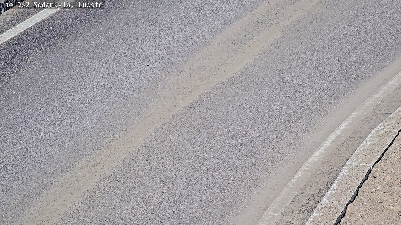 Weather Camera Image Väg 962 Sodankylä, Luosto, Sodankylä, Lappi