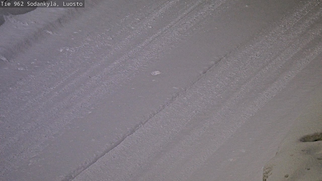 Weather Camera Image Väg 962 Sodankylä, Luosto, Sodankylä, Lappi