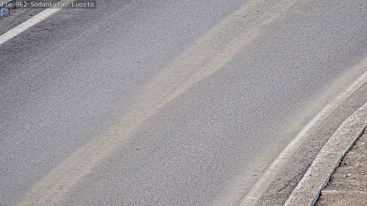 Weather Camera Image Väg 962 Sodankylä, Luosto, Sodankylä, Lappi