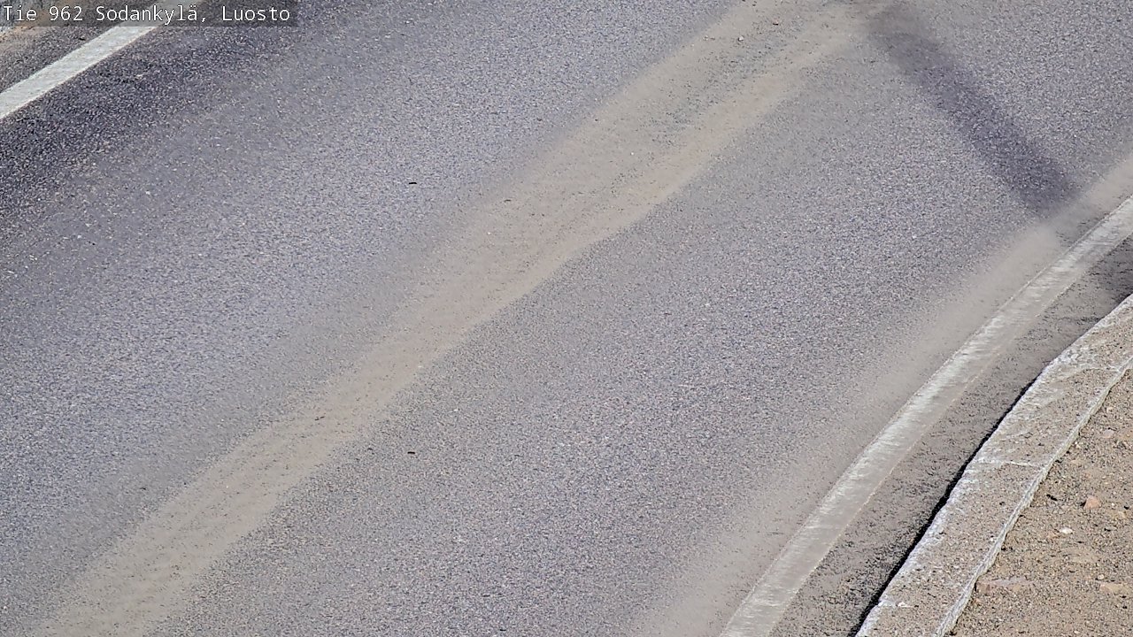 Weather Camera Image Väg 962 Sodankylä, Luosto, Sodankylä, Lappi