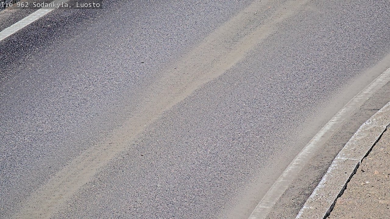 Weather Camera Image Väg 962 Sodankylä, Luosto, Sodankylä, Lappi
