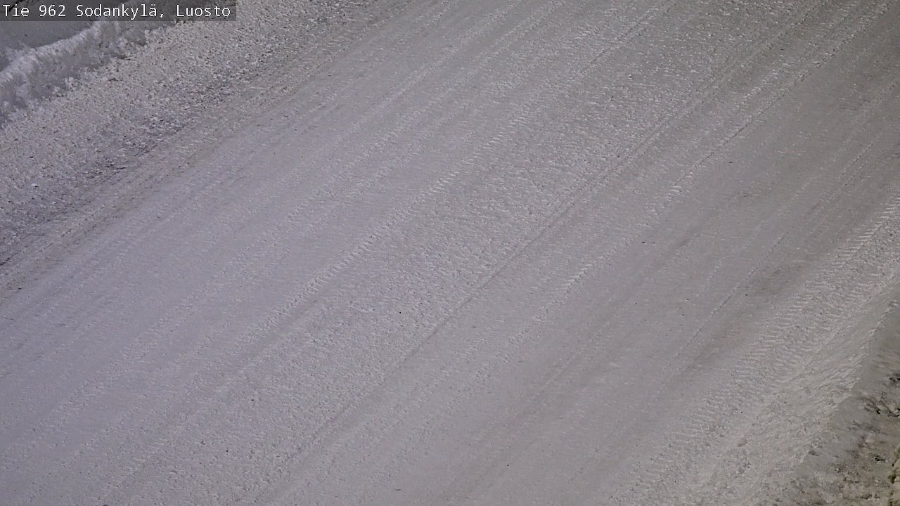 Weather Camera Image Väg 962 Sodankylä, Luosto, Sodankylä, Lappi
