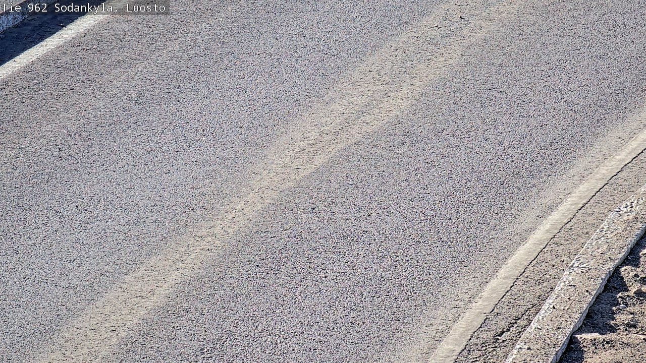 Weather Camera Image Väg 962 Sodankylä, Luosto, Sodankylä, Lappi