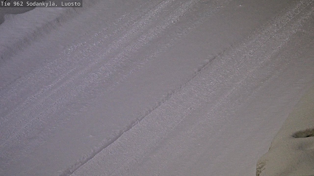 Weather Camera Image Väg 962 Sodankylä, Luosto, Sodankylä, Lappi