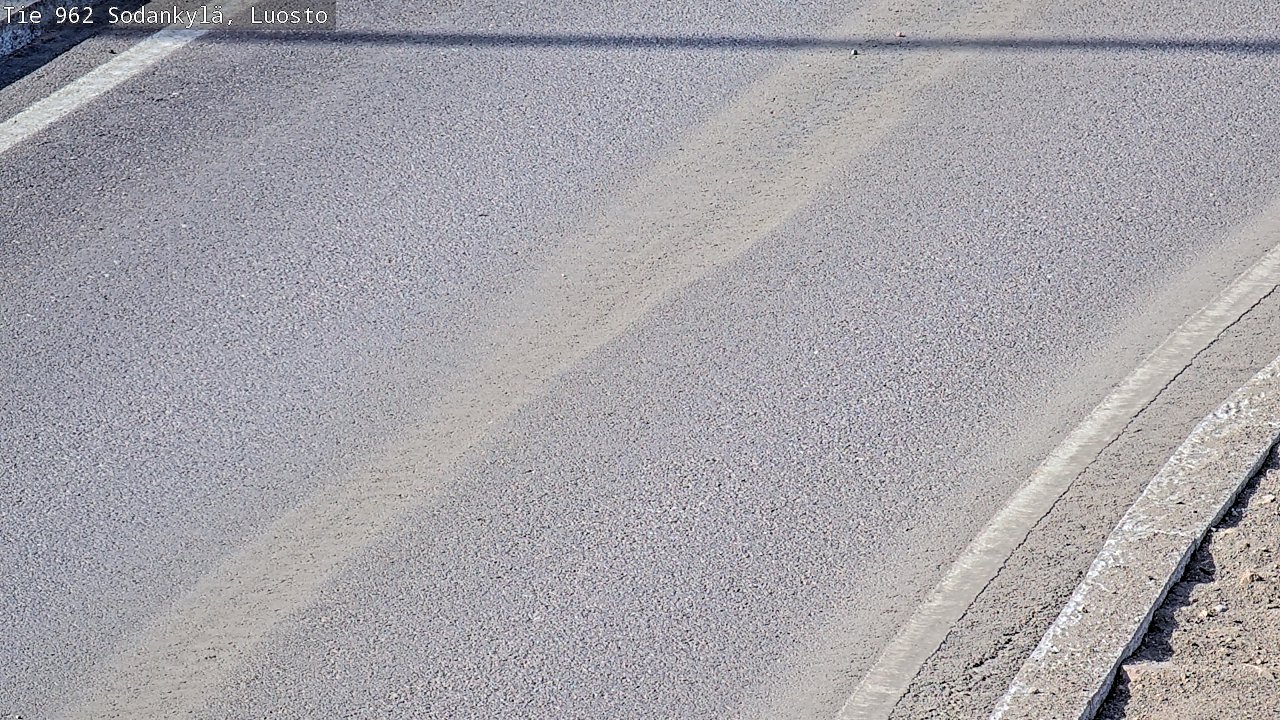 Weather Camera Image Väg 962 Sodankylä, Luosto, Sodankylä, Lappi
