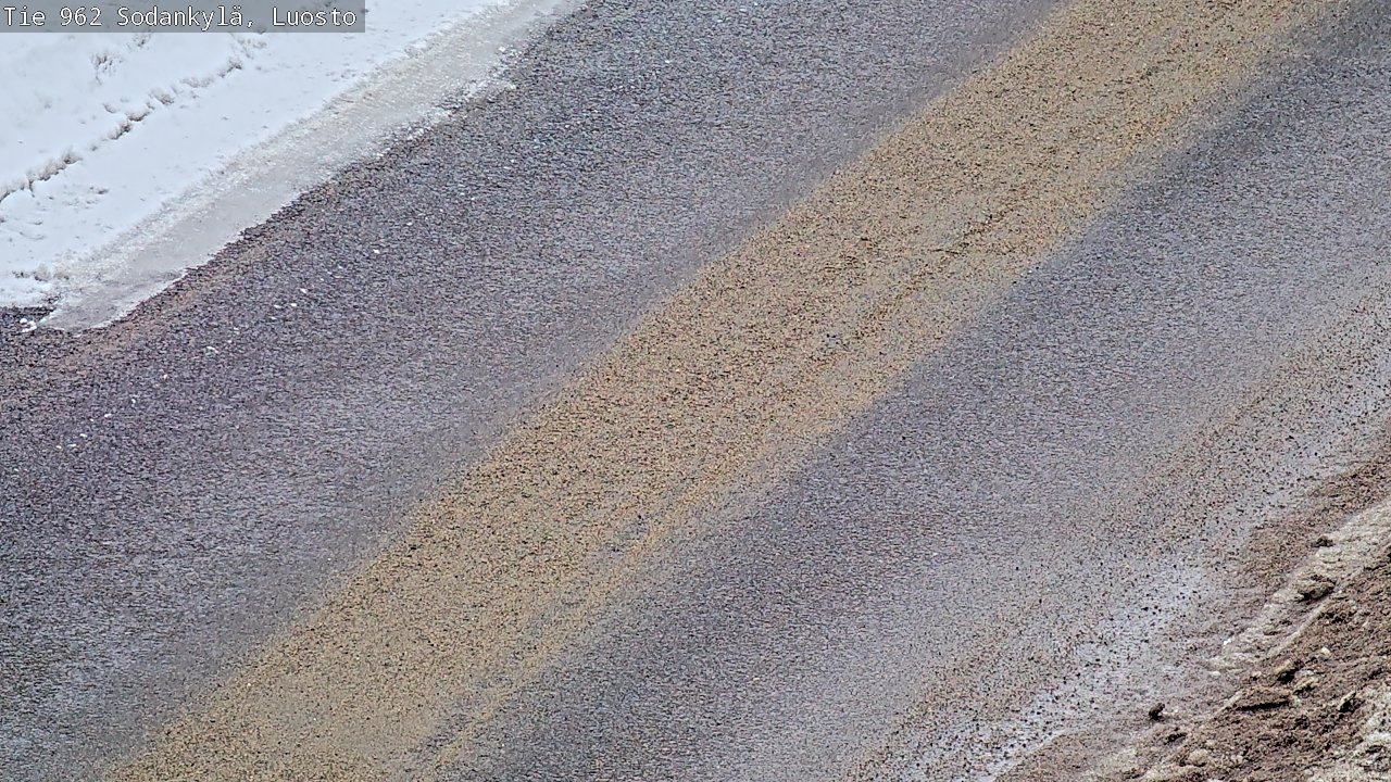 Weather Camera Image Väg 962 Sodankylä, Luosto, Sodankylä, Lappi