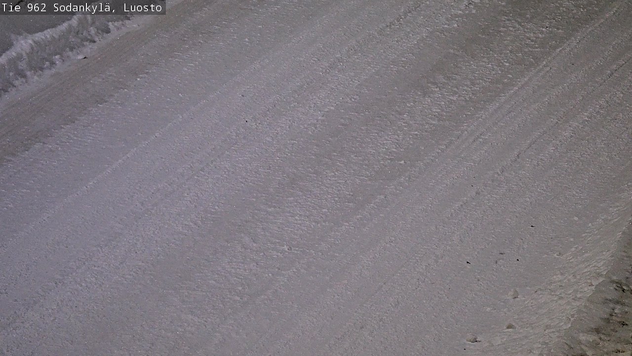 Weather Camera Image Väg 962 Sodankylä, Luosto, Sodankylä, Lappi