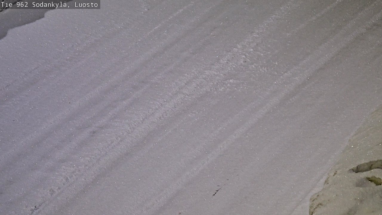 Weather Camera Image Väg 962 Sodankylä, Luosto, Sodankylä, Lappi