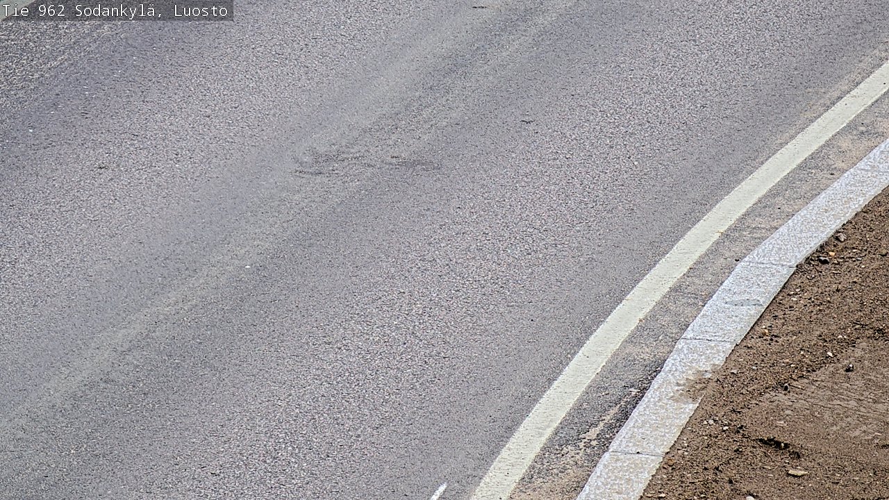 Weather Camera Image Väg 962 Sodankylä, Luosto, Sodankylä, Lappi
