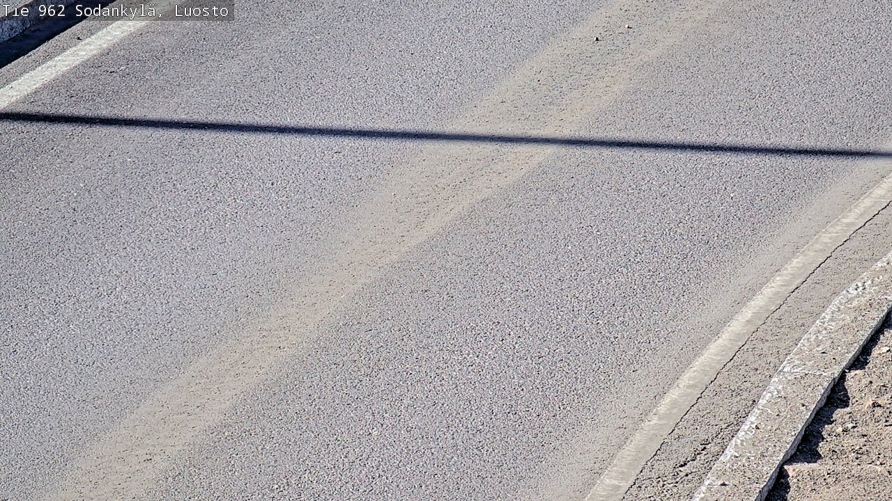 Weather Camera Image Väg 962 Sodankylä, Luosto, Sodankylä, Lappi