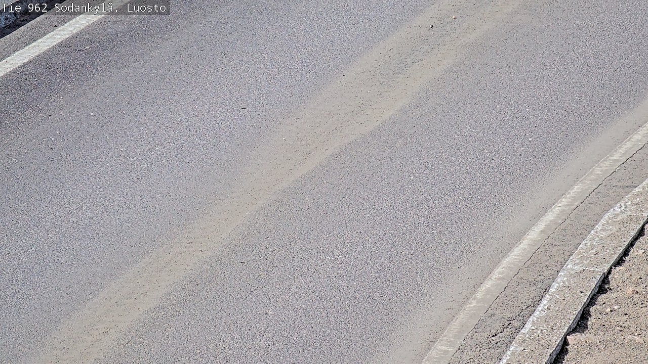 Weather Camera Image Väg 962 Sodankylä, Luosto, Sodankylä, Lappi
