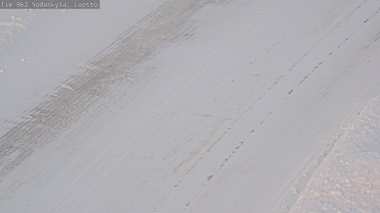 Weather Camera Image Road 962 Sodankylä, Luosto, Sodankylä, Lappi