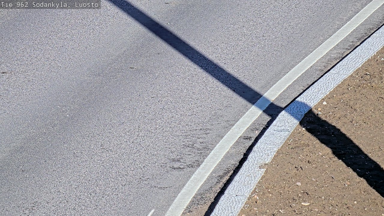 Weather Camera Image Väg 962 Sodankylä, Luosto, Sodankylä, Lappi