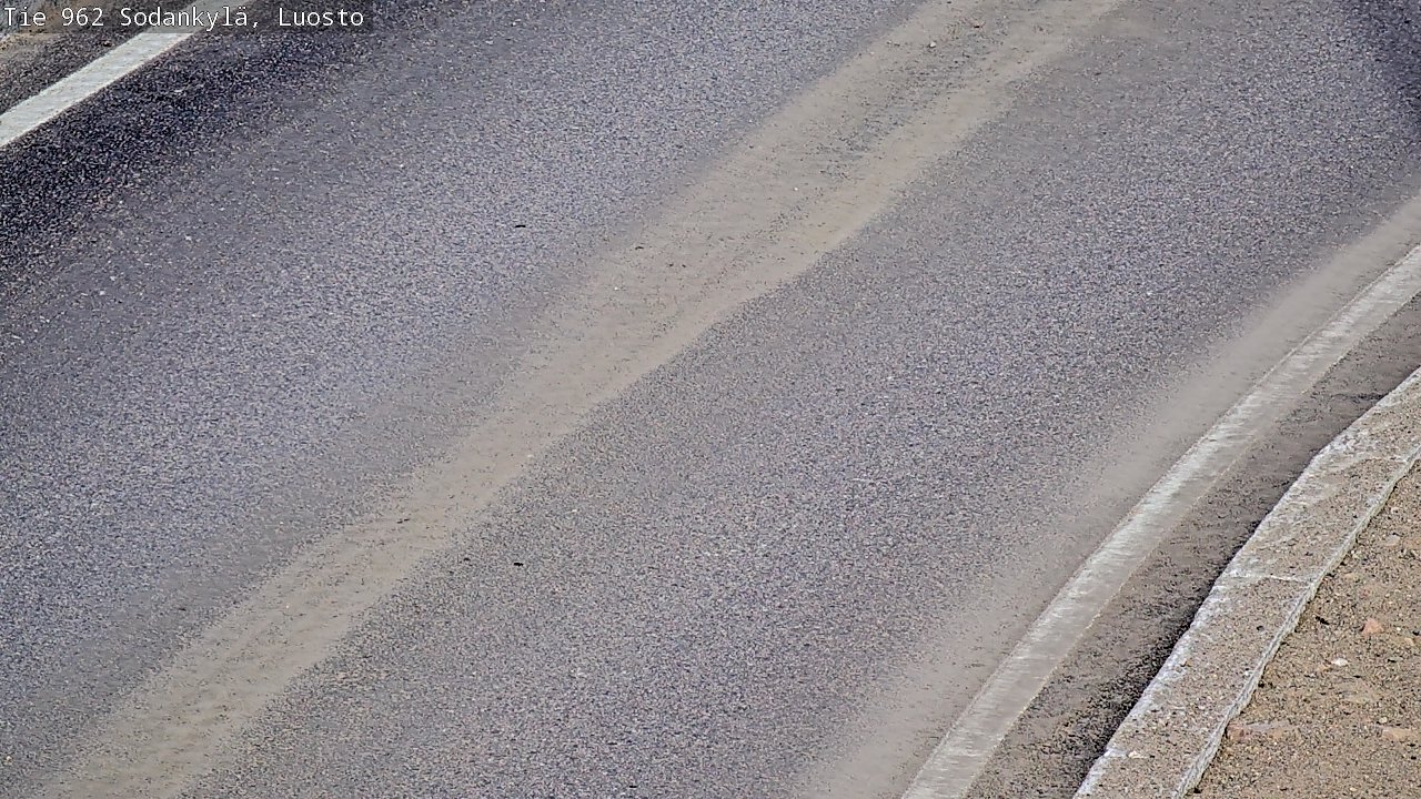 Weather Camera Image Väg 962 Sodankylä, Luosto, Sodankylä, Lappi