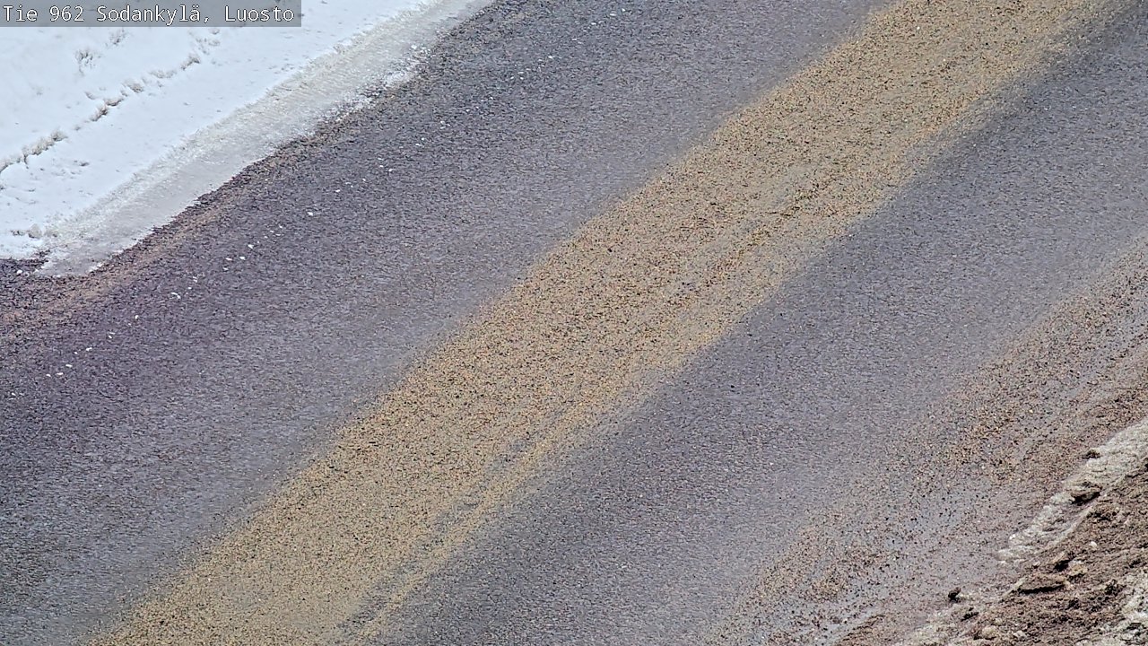 Weather Camera Image Väg 962 Sodankylä, Luosto, Sodankylä, Lappi