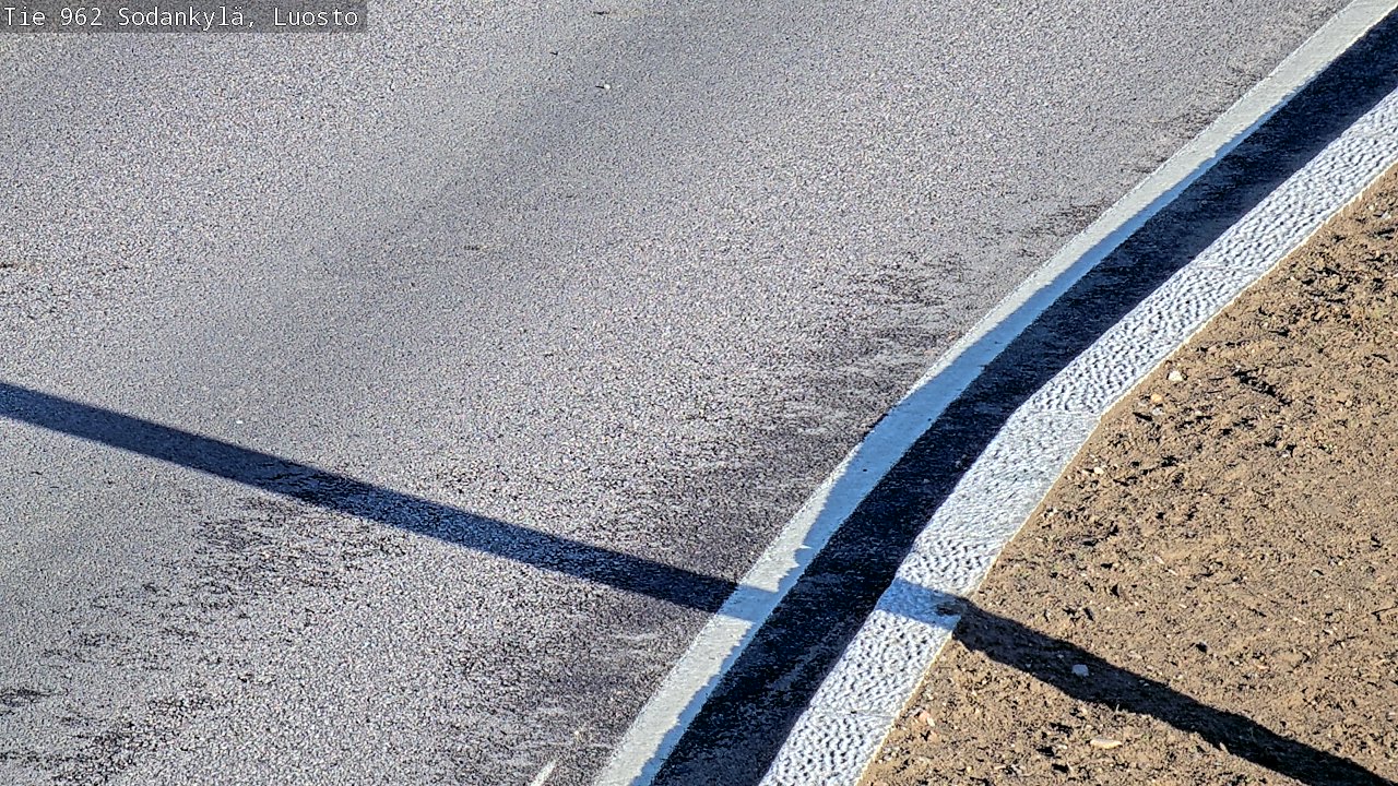 Weather Camera Image Väg 962 Sodankylä, Luosto, Sodankylä, Lappi