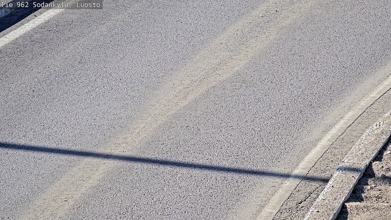 Weather Camera Image Väg 962 Sodankylä, Luosto, Sodankylä, Lappi