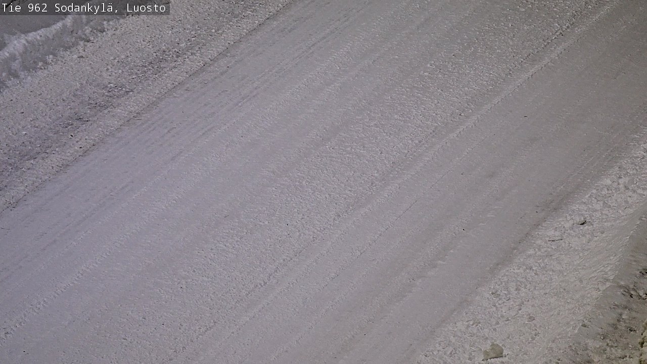 Weather Camera Image Väg 962 Sodankylä, Luosto, Sodankylä, Lappi