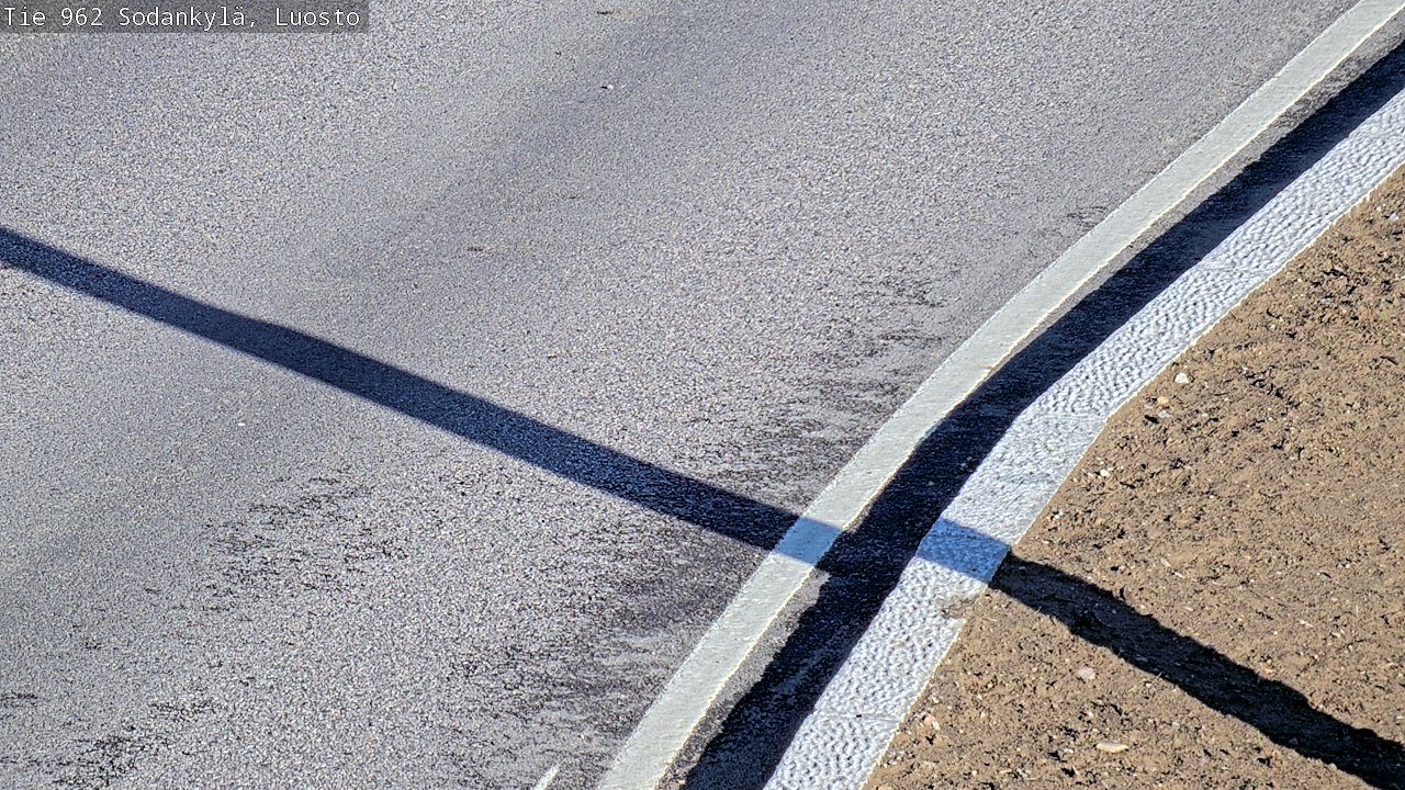 Weather Camera Image Väg 962 Sodankylä, Luosto, Sodankylä, Lappi