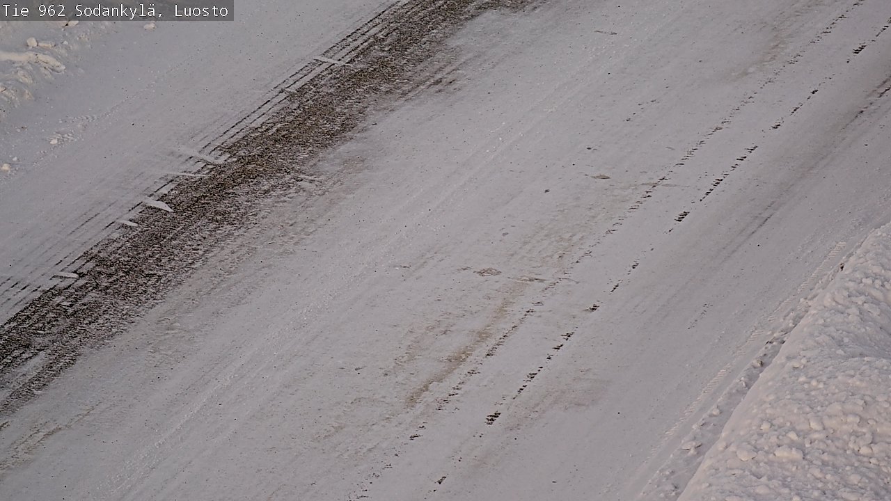 Weather Camera Image Road 962 Sodankylä, Luosto, Sodankylä, Lappi