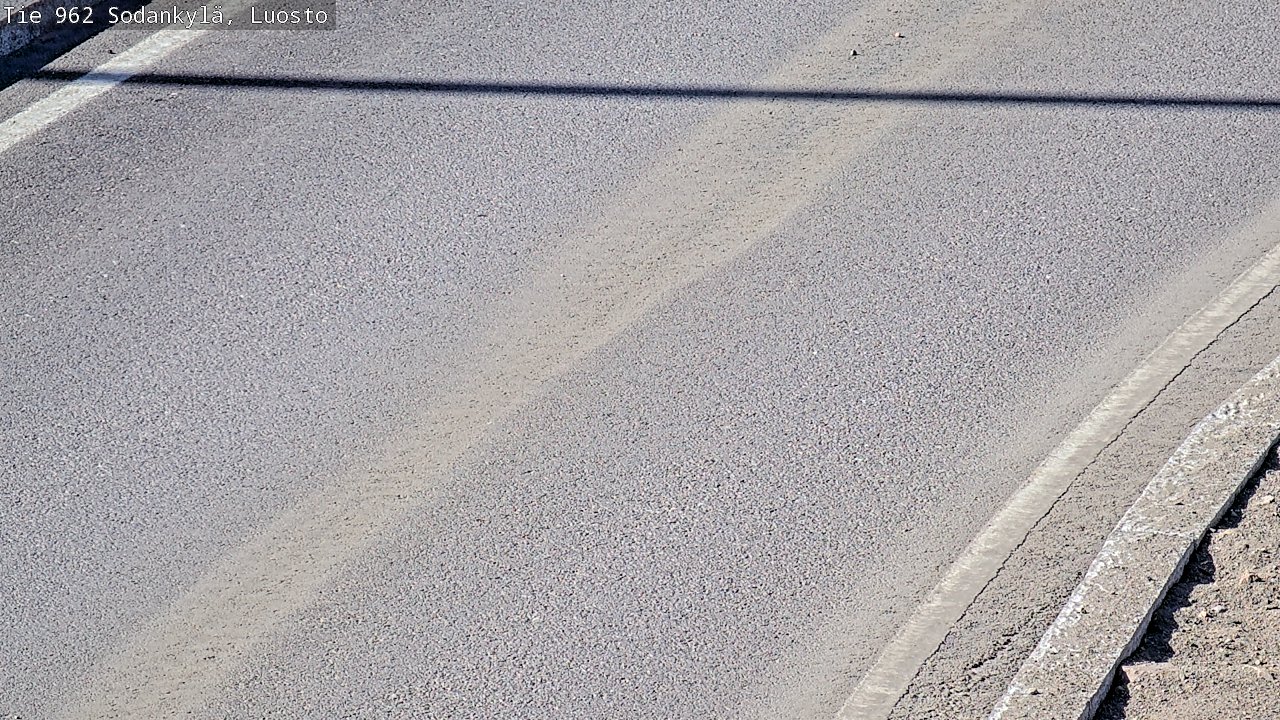 Weather Camera Image Väg 962 Sodankylä, Luosto, Sodankylä, Lappi