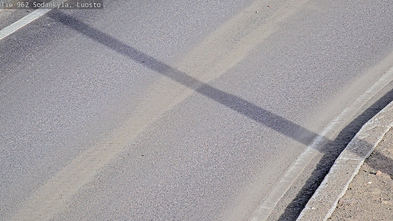Weather Camera Image Väg 962 Sodankylä, Luosto, Sodankylä, Lappi